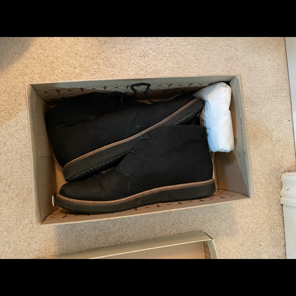 Clark Desert Boot All Black Womens size 10
